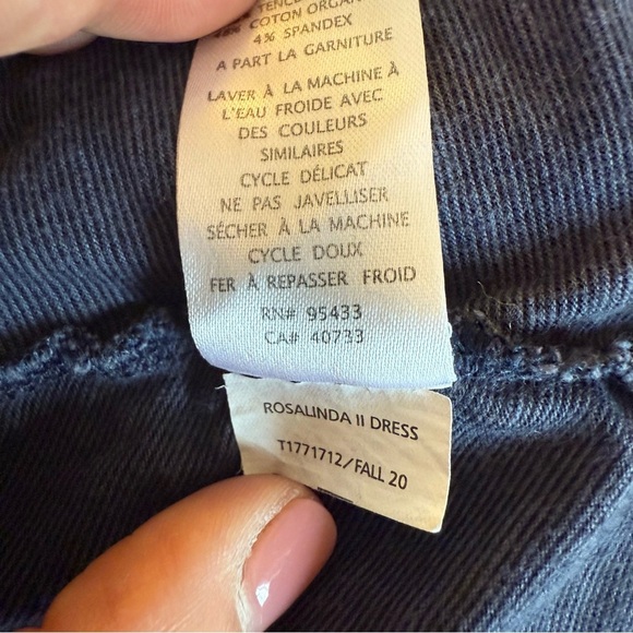 Toad&Co | Rosalind II Navy Floral Long Sleeve Dress | Sz M - Picture 11 of 11